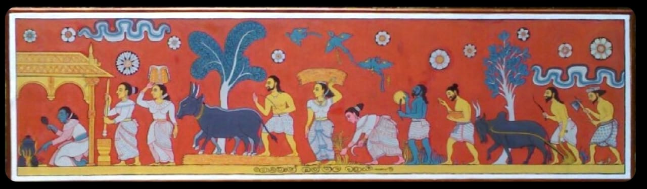 Traditional painting in Sri Lanka